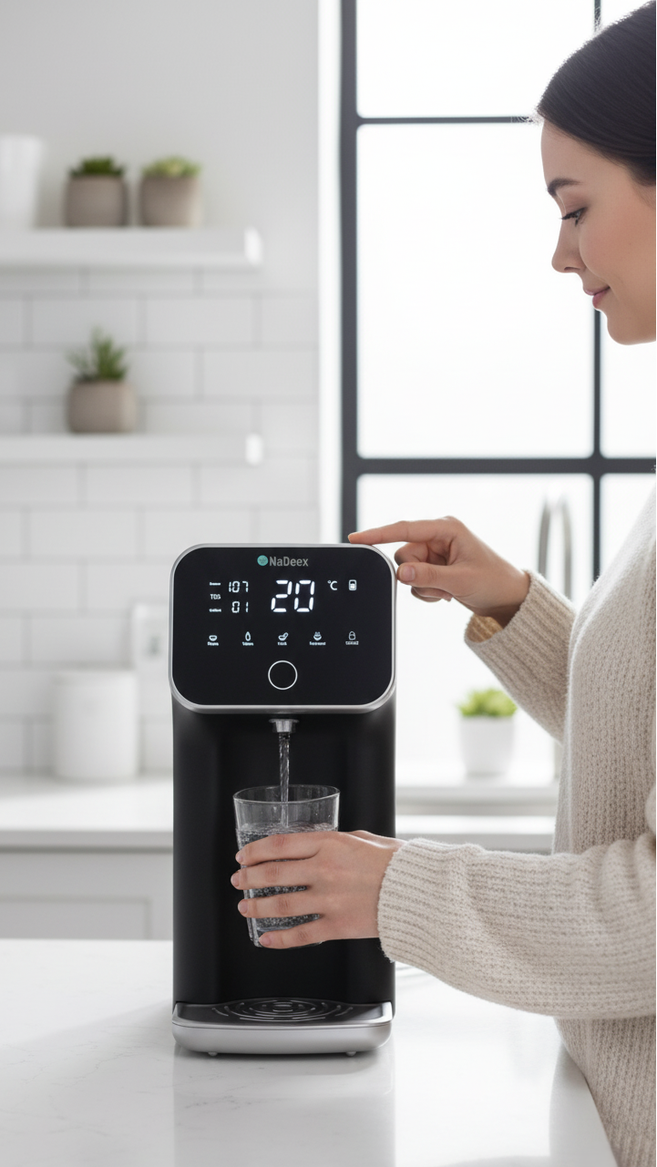 NaDeex Umkehrosmose Wasserfilter mit Direktanschluss – Frisches, schadstofffreies Wasser auf Knopfdruck